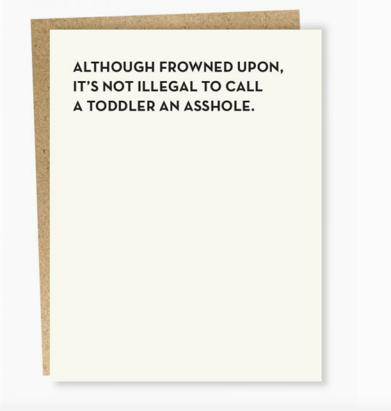 "Toddler" Card