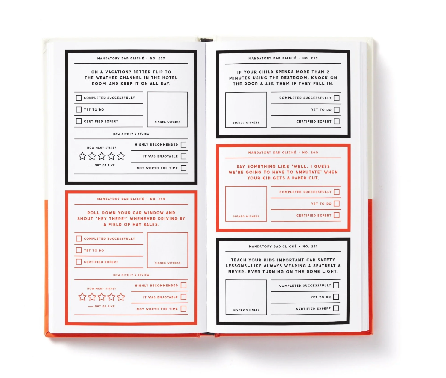 "A Trillion Cliches Every Dad Will Do" Book