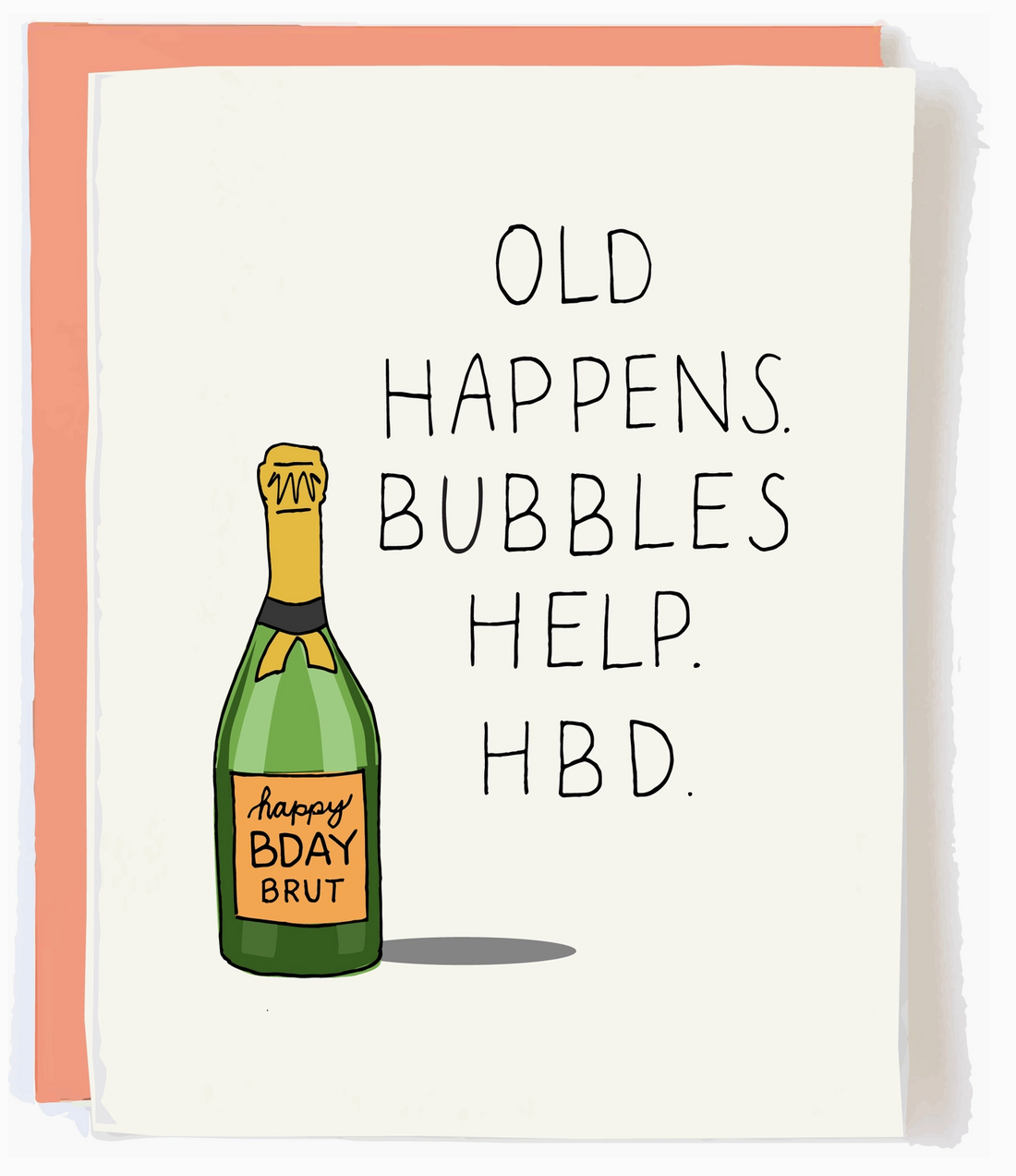 Old Happens Birthday Card