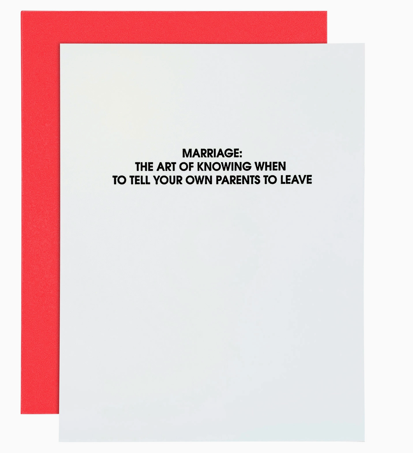 "Marriage: Parent Leave" Card