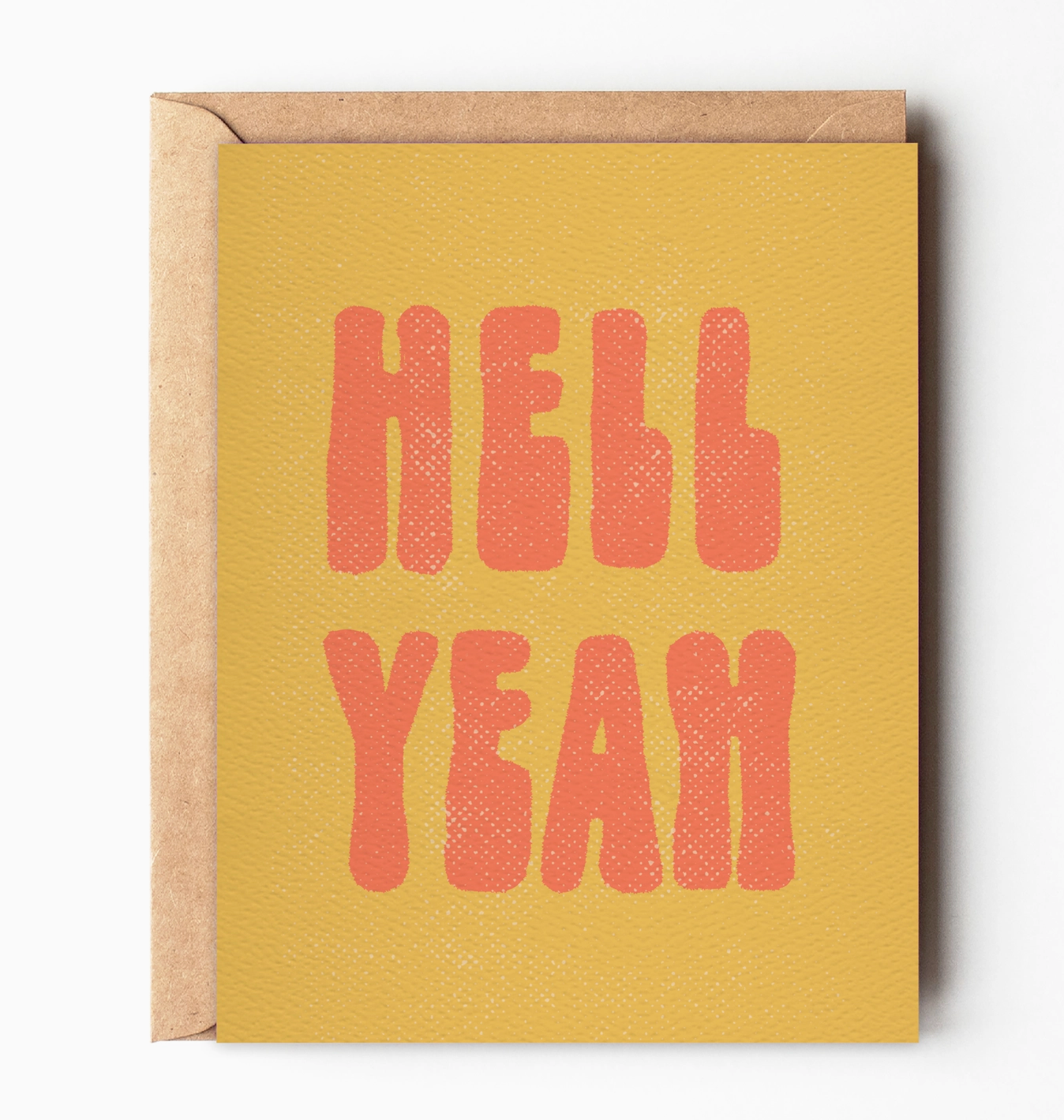 "Hell Yeah" Retro Birthday Card