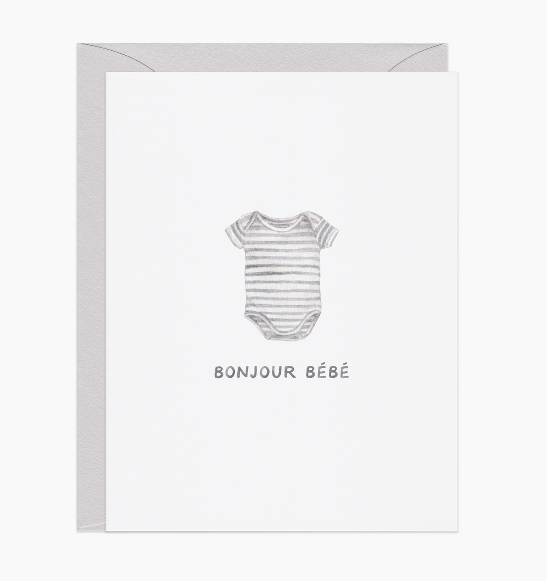 "Bonjour Bebe" New Baby Card