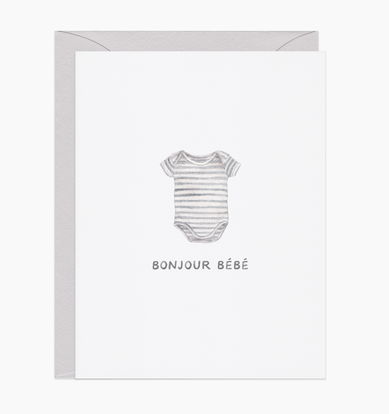 "Bonjour Bebe" New Baby Card