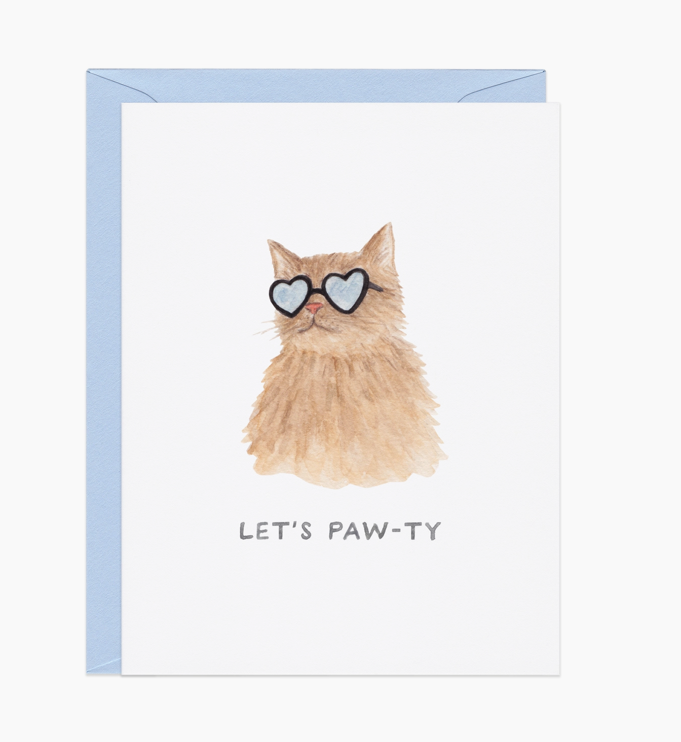 "Lets Paw-ty Cat" Card