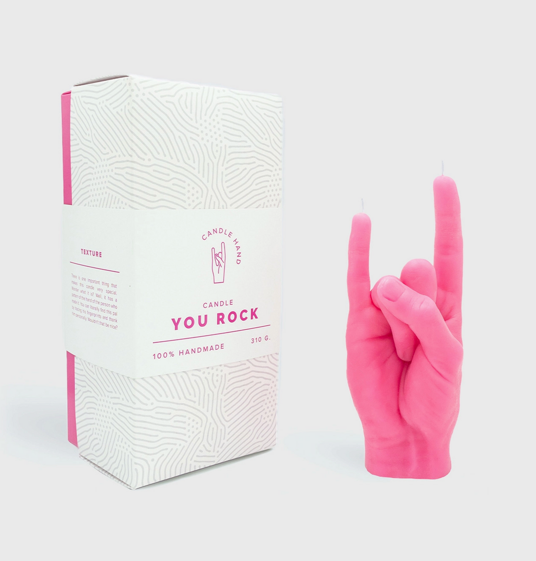 "You Rock" Hand Candle