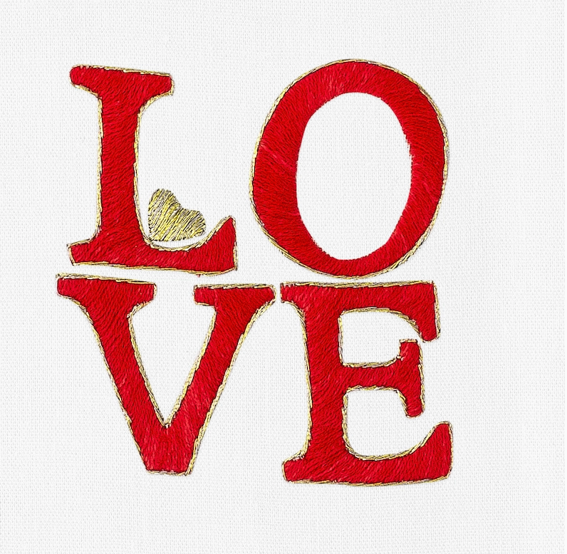 "LOVE" Hand Towel