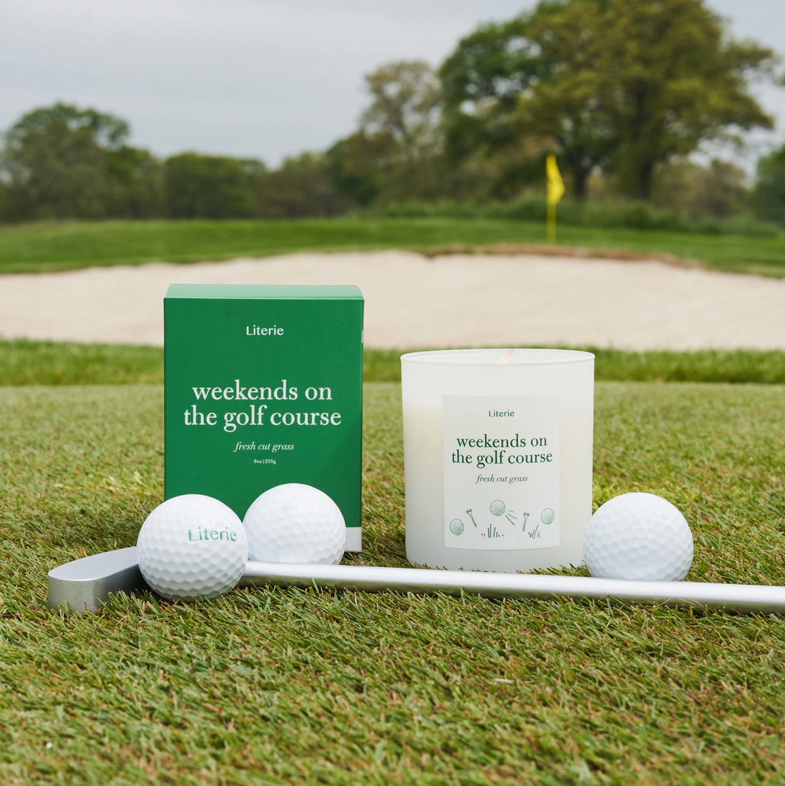 "Weekends on the Golf Course" Candle