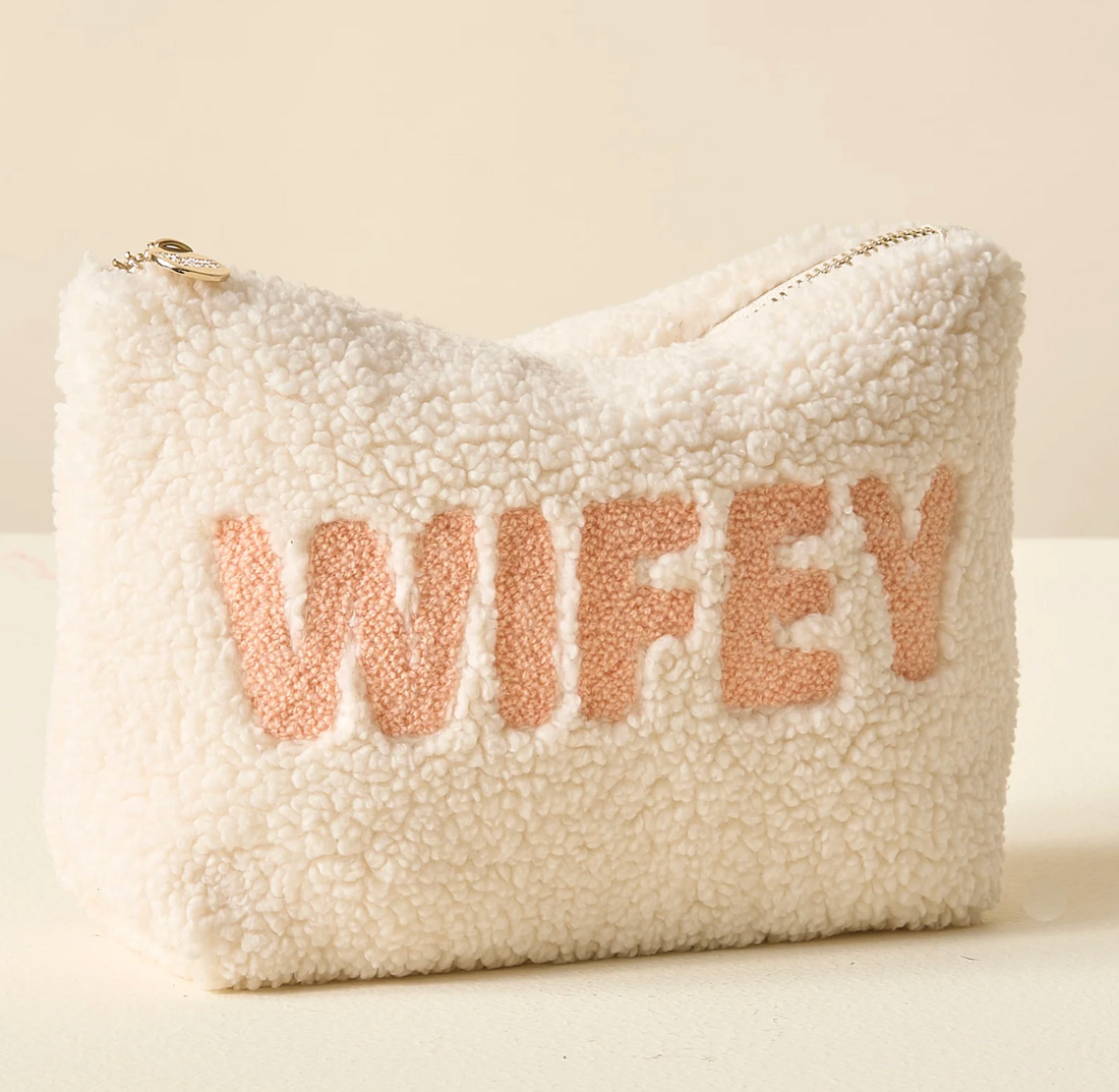 "Wifey" Teddy Pouch