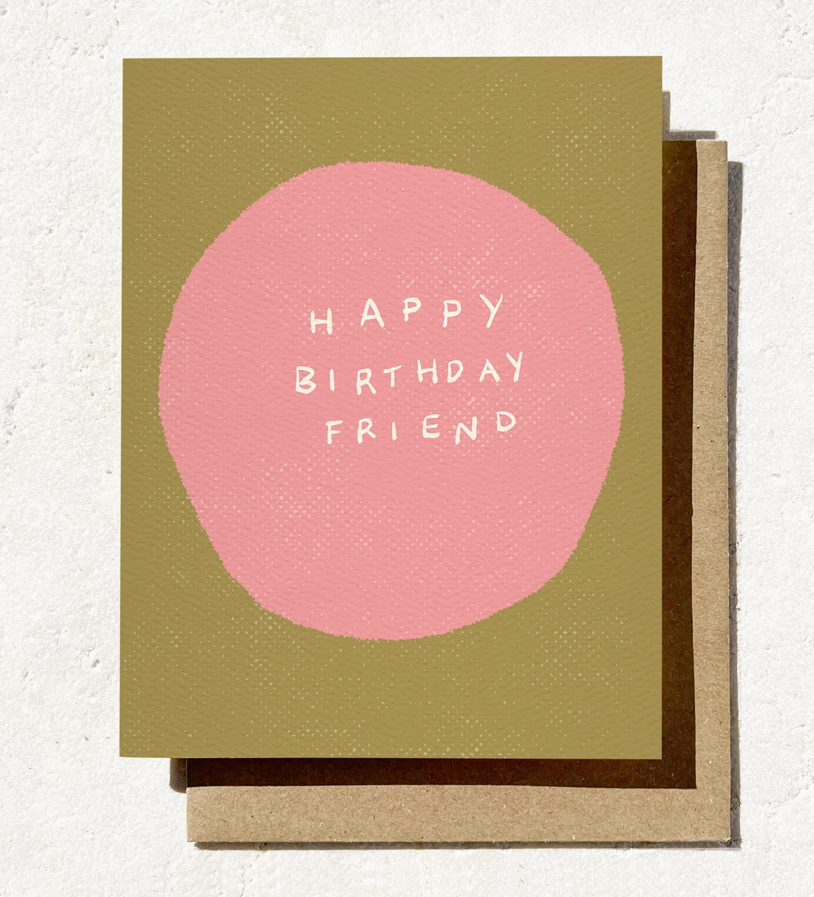 "Happy Birthday Friend" Card