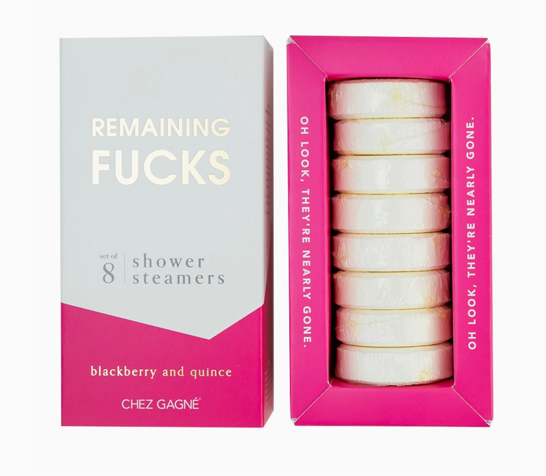 "Remaining Fucks" Shower Steamers