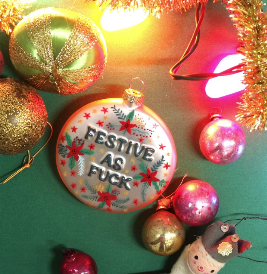 Festive AF Ornament