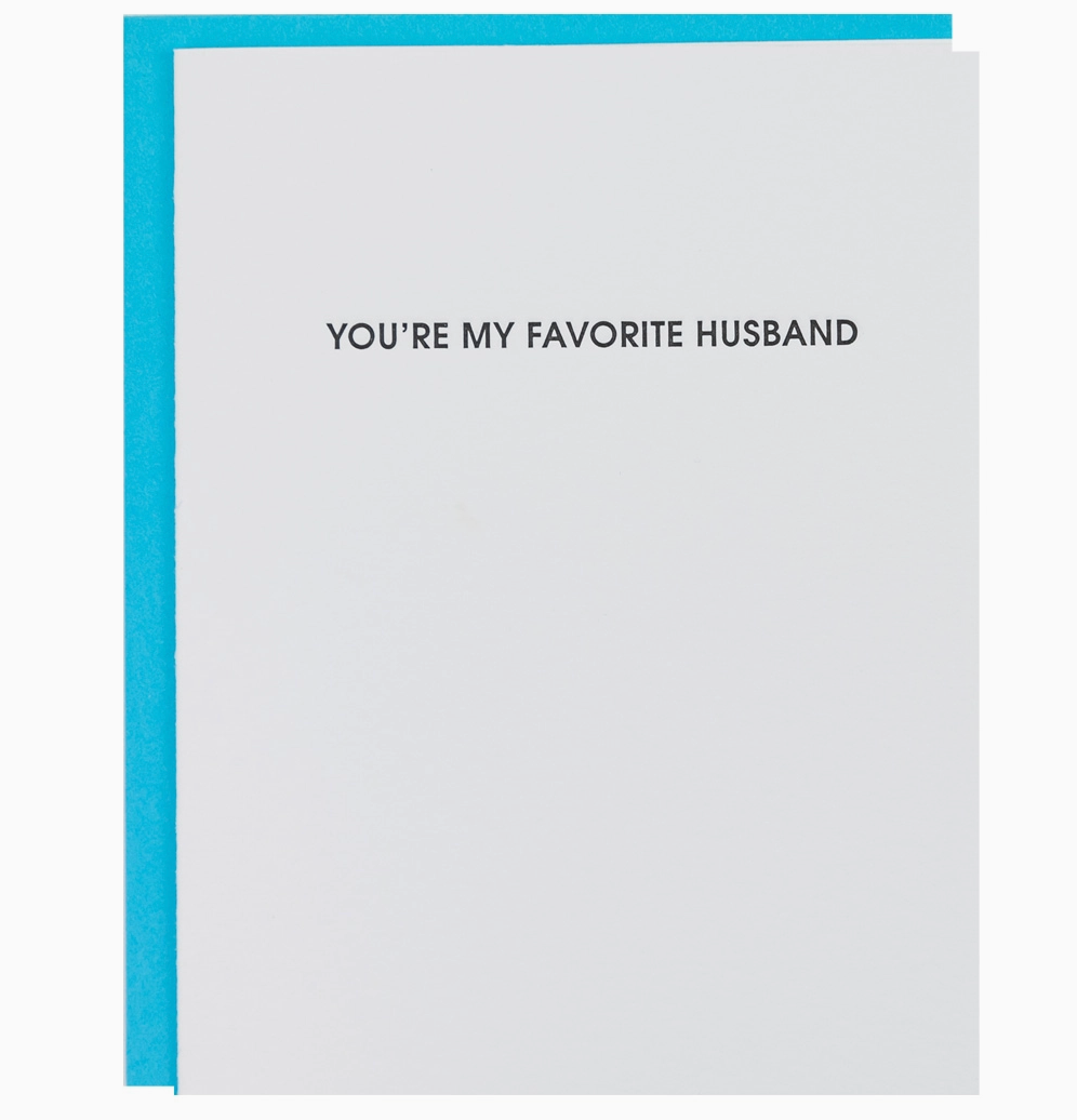 "Favorite Husband" Card