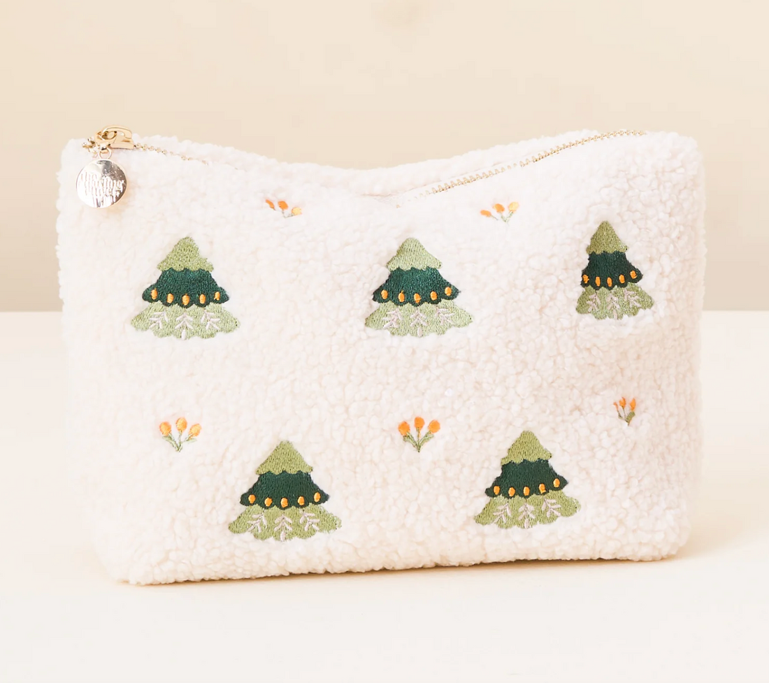 Christmas Tree Teddy Pouch