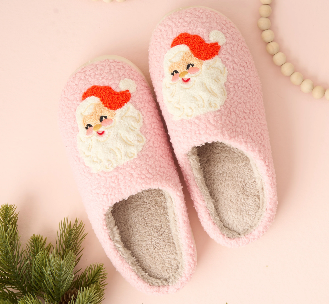 Santa Teddy Slippers