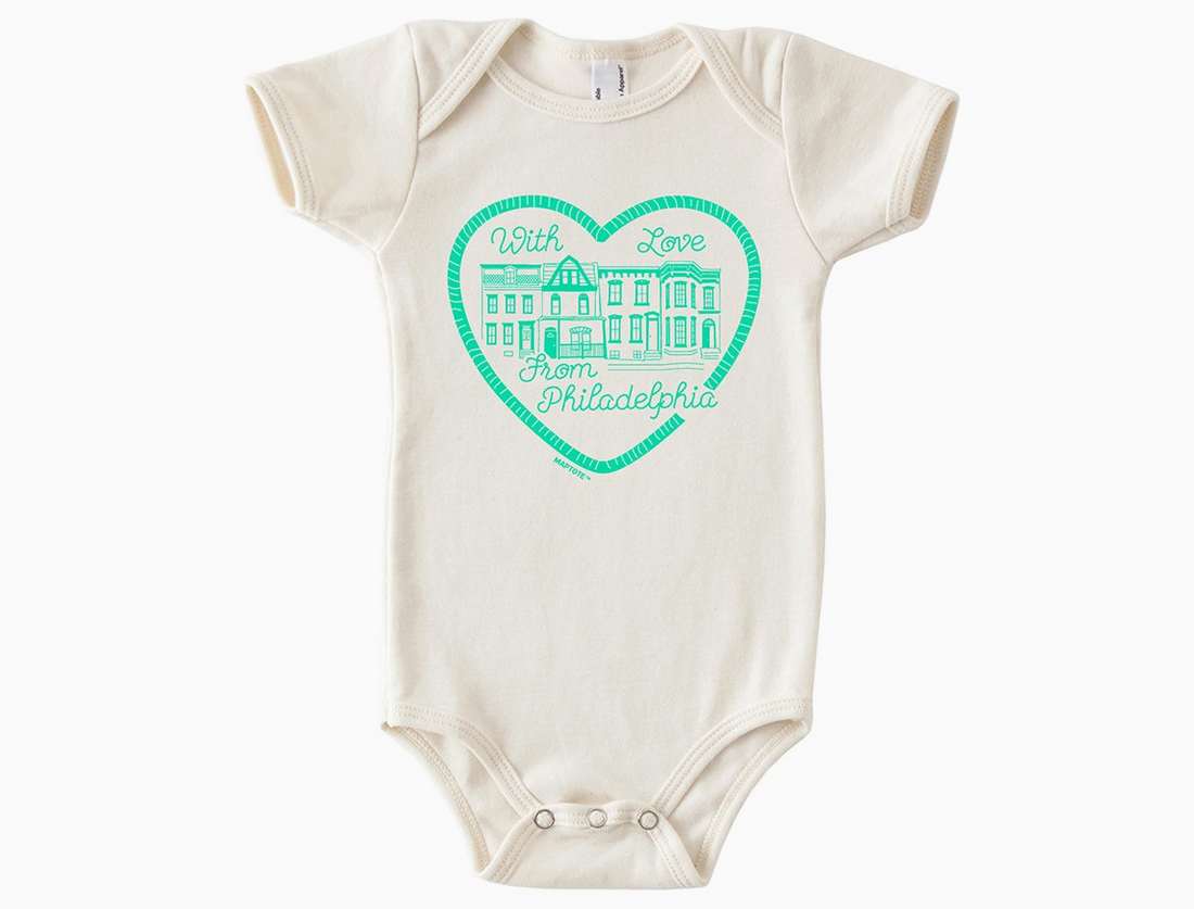 "With Love From Philadelphia" Onesie