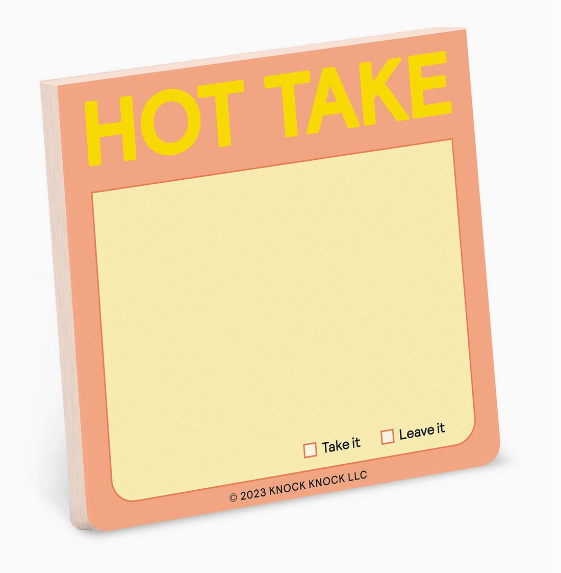 "Hot Take" Sticky Note