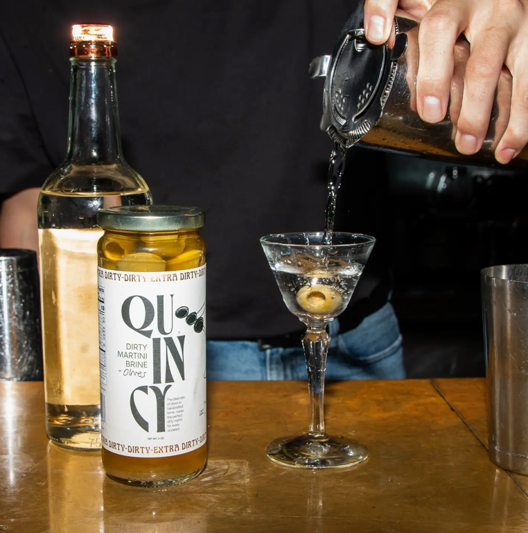 Jar of Olives & Martini Brine