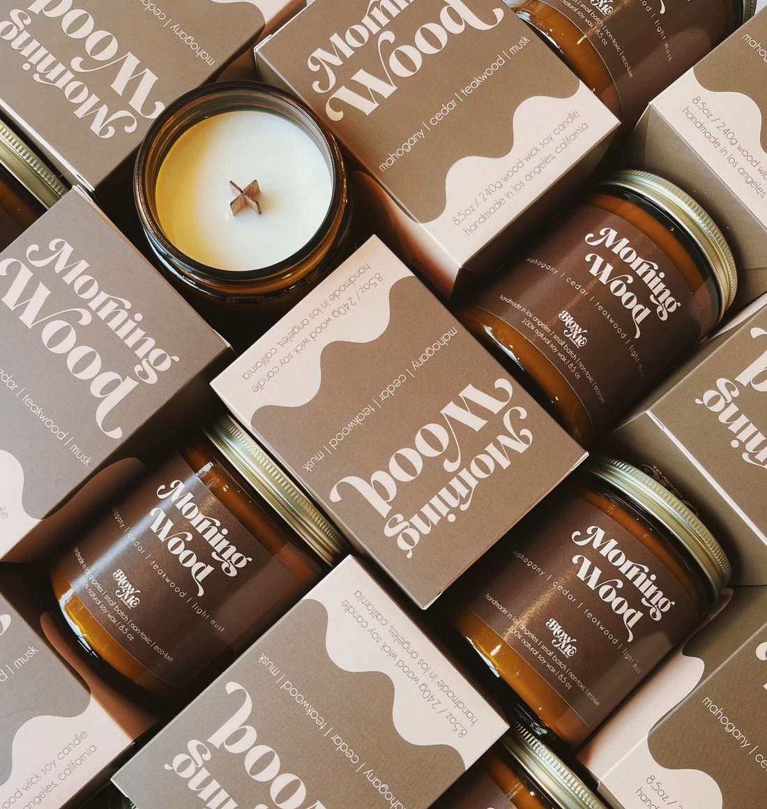 "Morning Wood" Candle