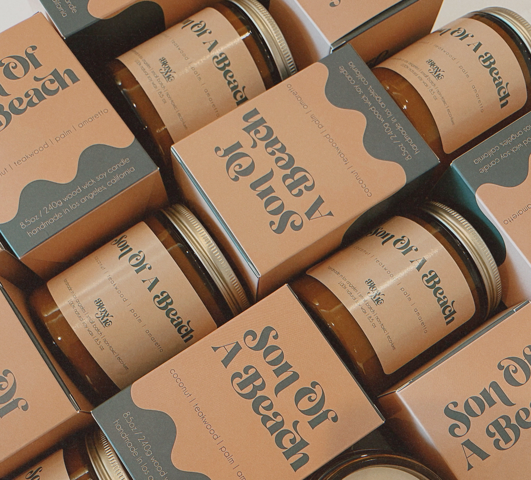 "Son of a Beach" Candle