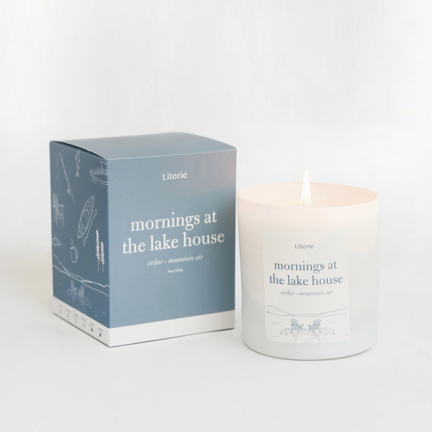 "Mornings at the Lake House" Candle