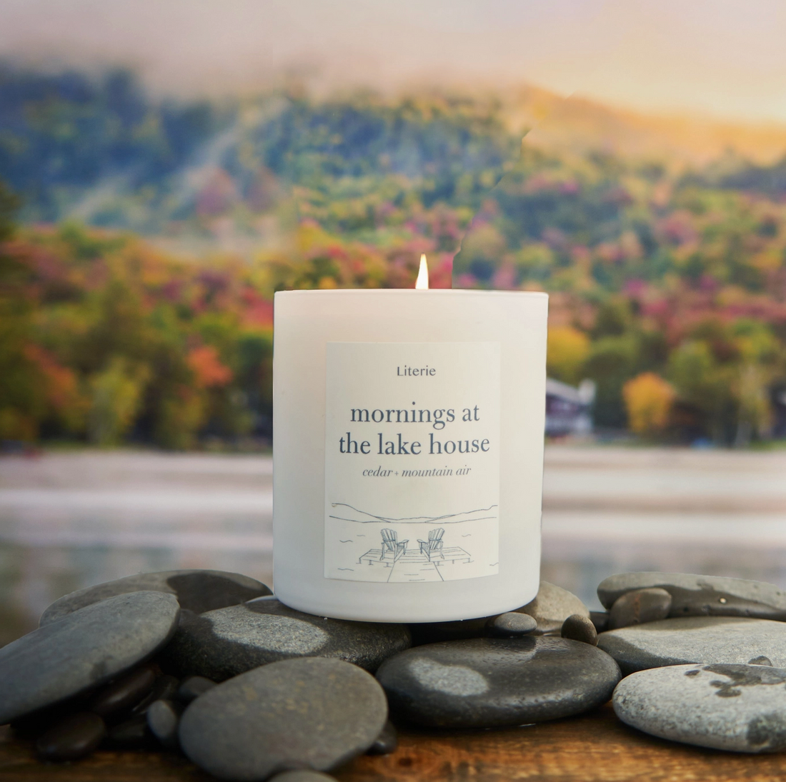 "Mornings at the Lake House" Candle