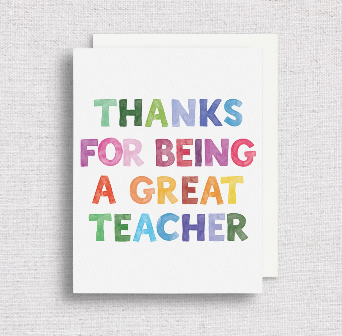 Great Teacher Card