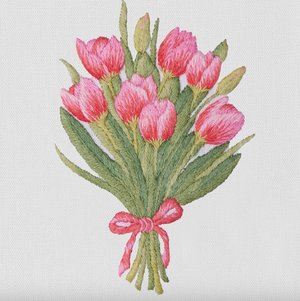 Tulips Hand Towel