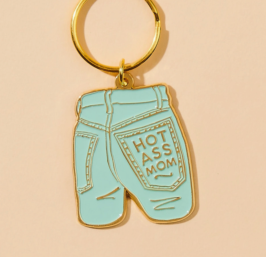 Mom Jeans Keychain