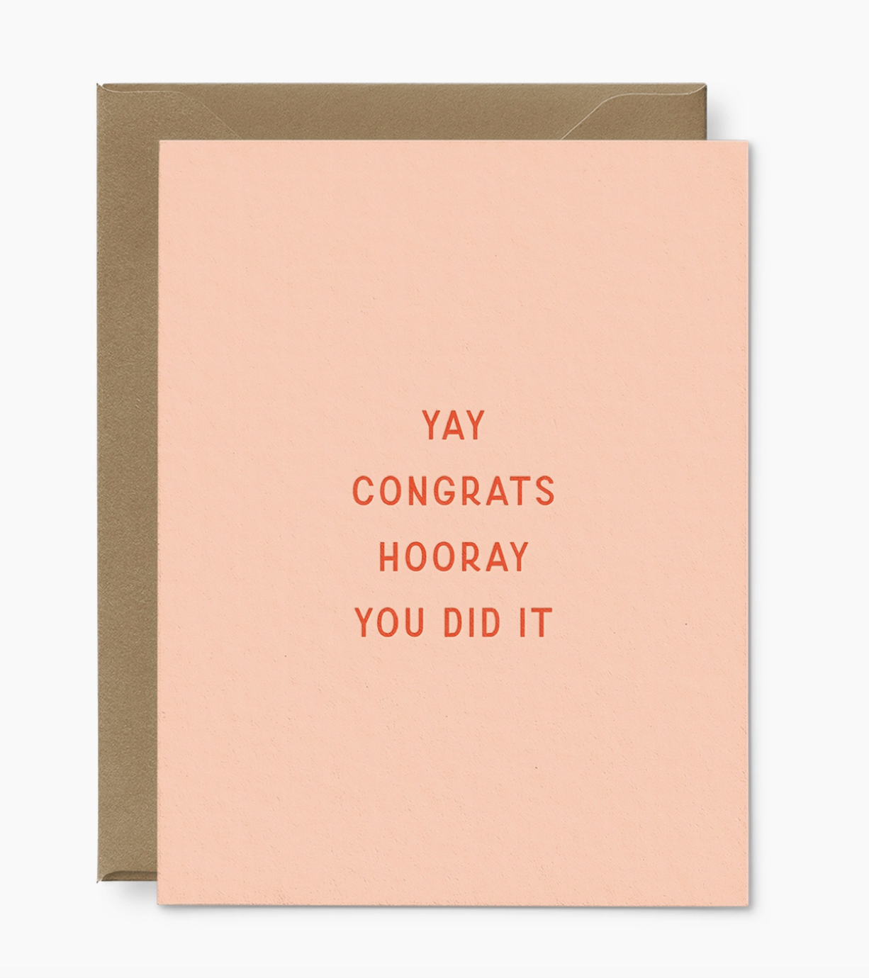 Yay/Congrats/Hooray Card