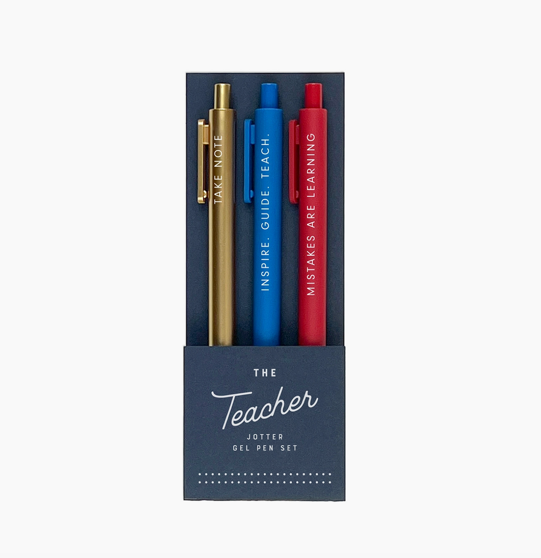 The Teacher Jotter Gel Pen Set