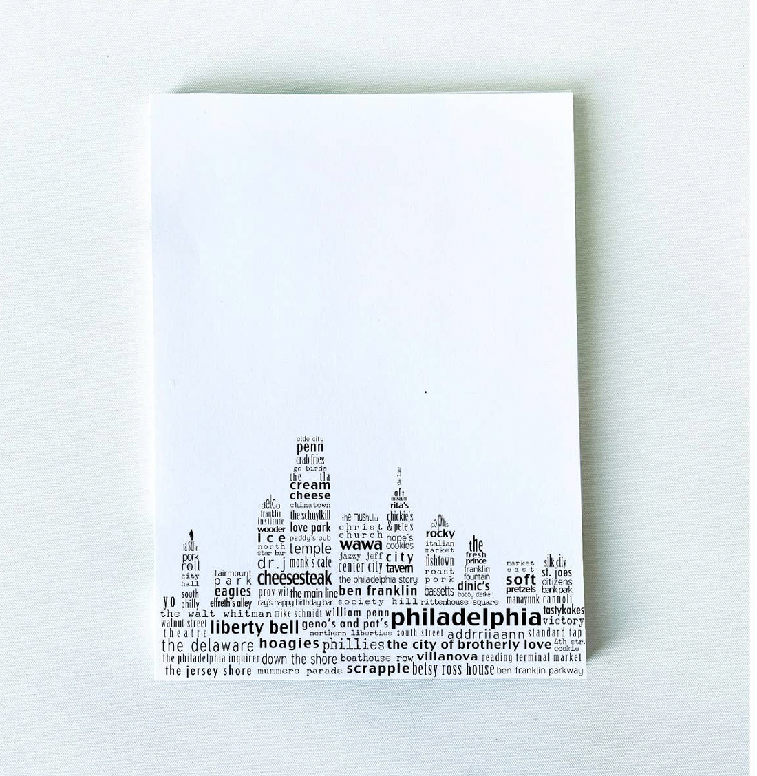 Philadelphia Skyline Notepad