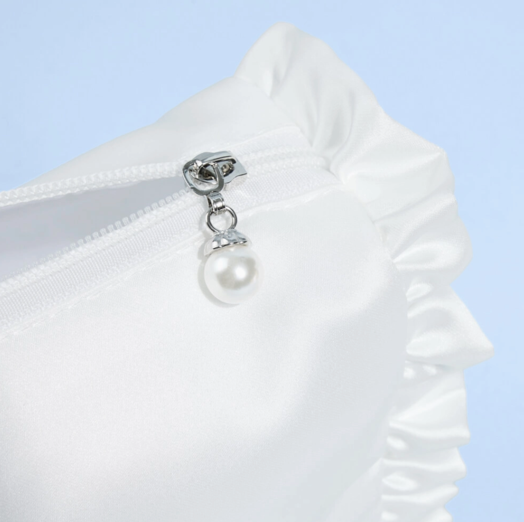 "Bride" Satin Cosmetic Bag