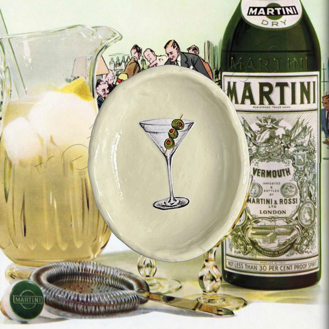 Dirty Martini Ring Dish