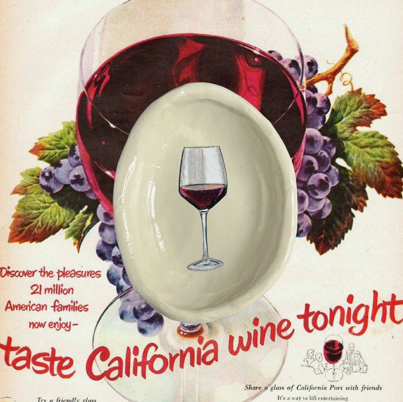 Red Wine Ring Dish