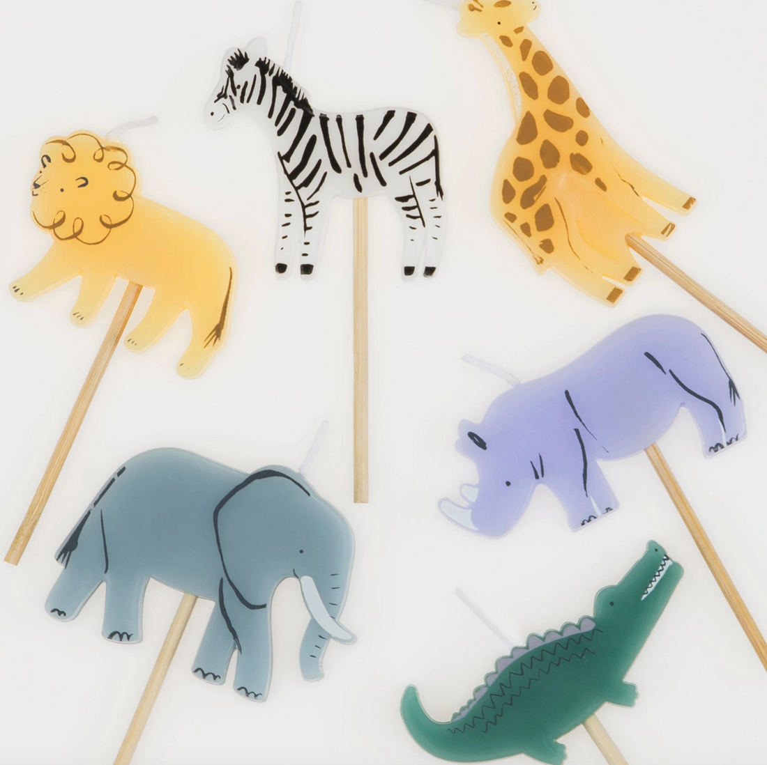 Jungle Animal Candles