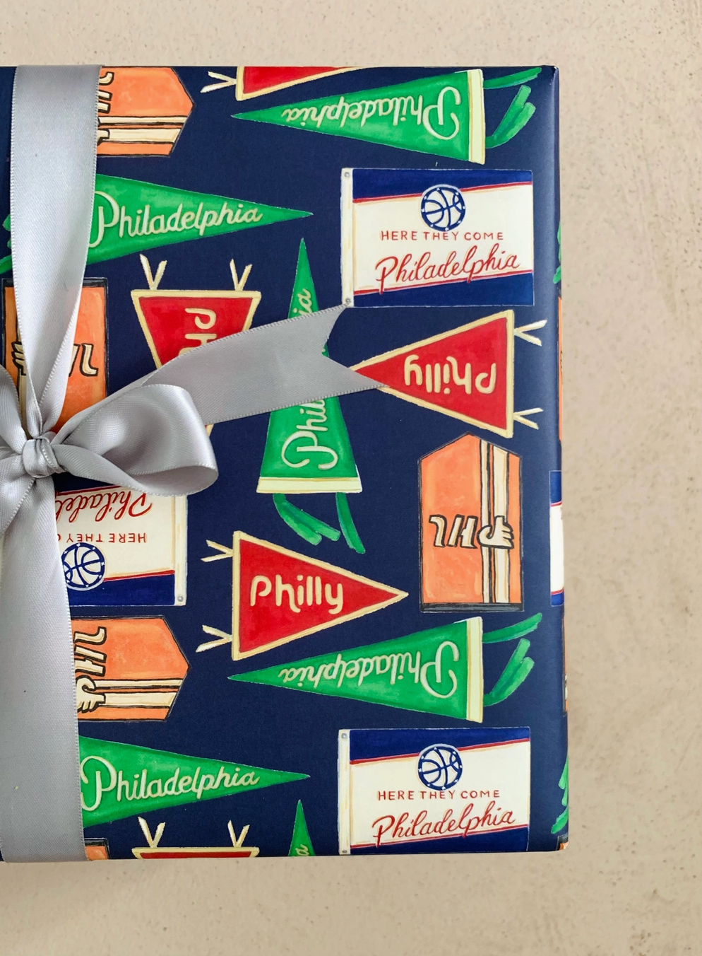 Philly Sports Flags Wrapping Paper