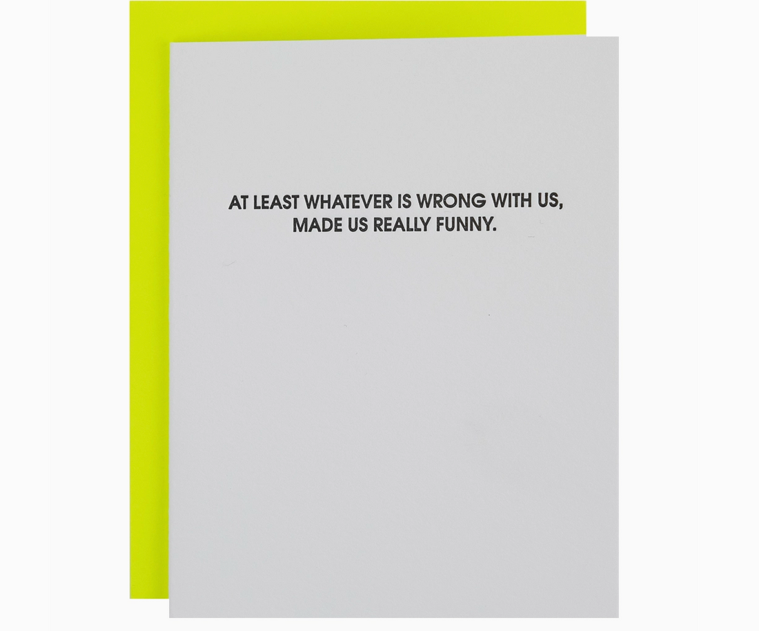 "Wrong With Us" Card