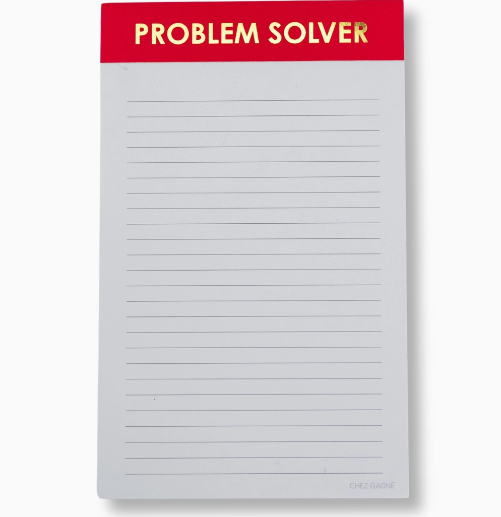 "Problem Solver" Notepad