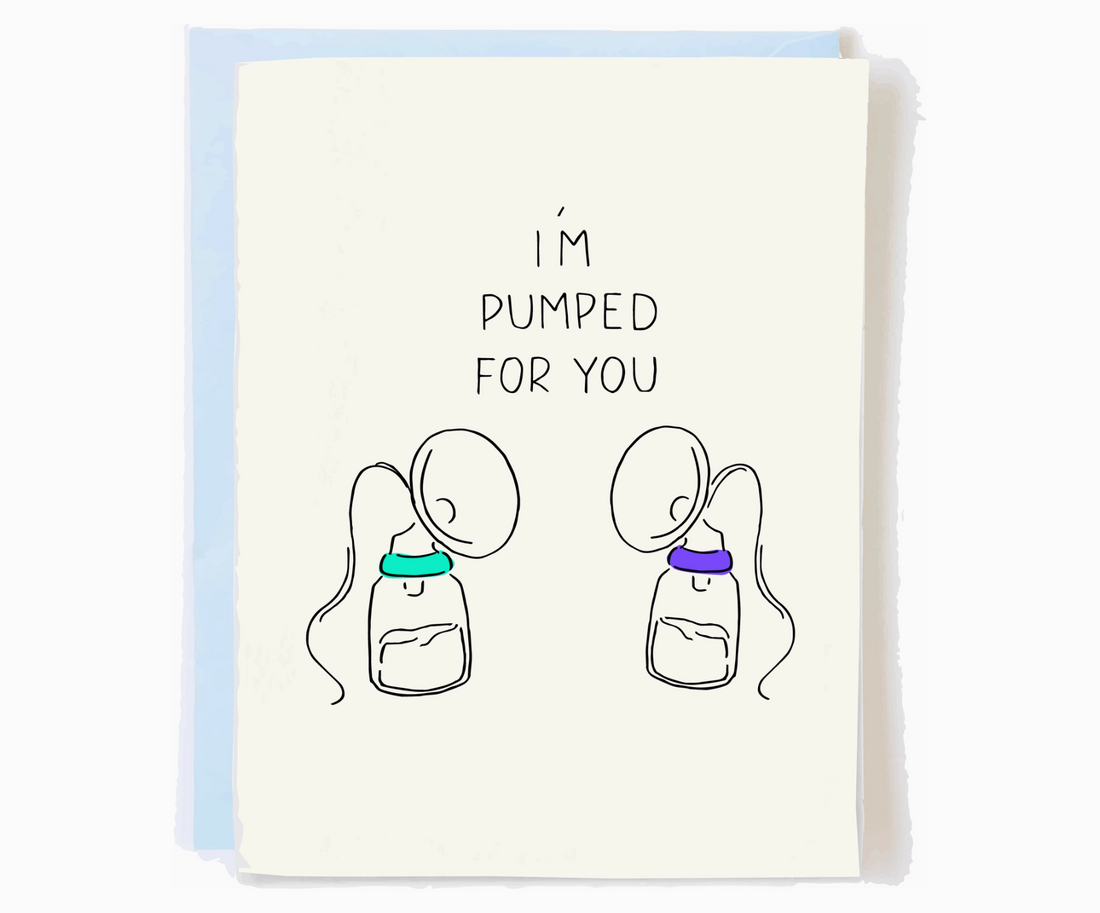 Pumped for You Card
