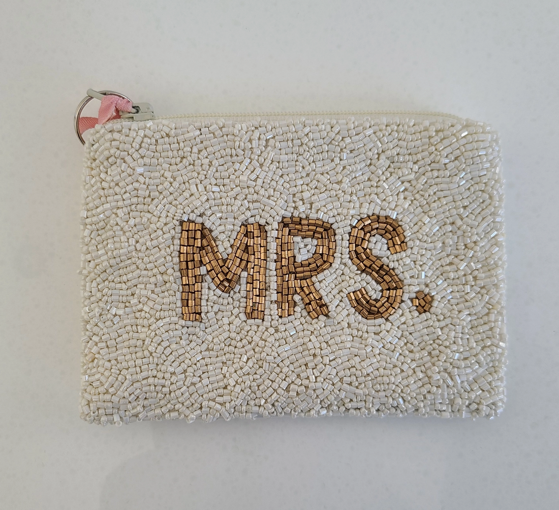 Mrs. Beaded Pouch