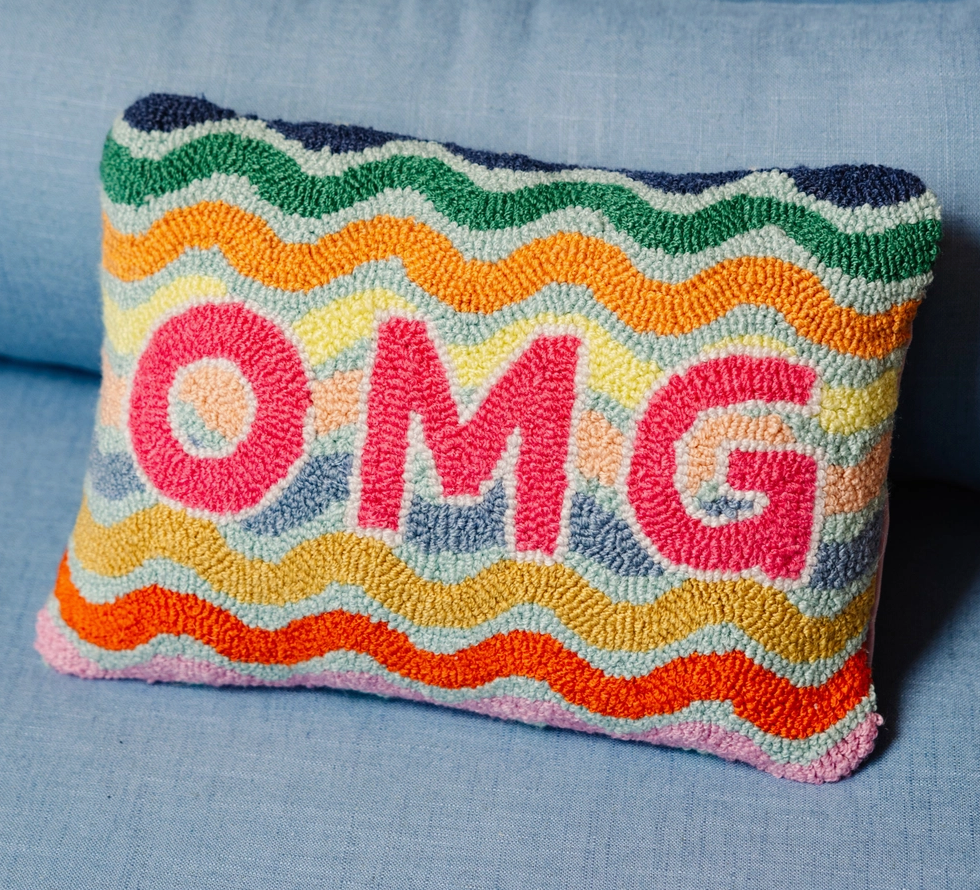 OMG Hooked Pillow