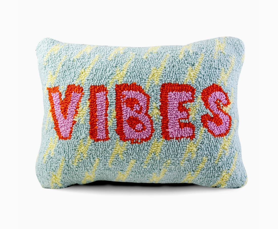 Vibes Hooked Pillow