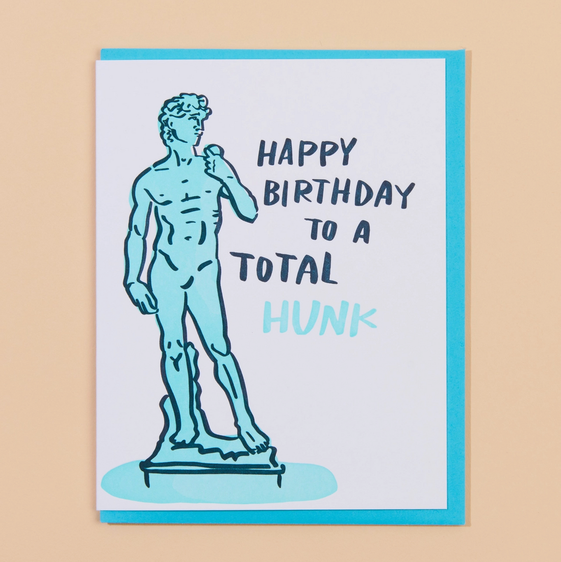 Total Hunk Birthday Card