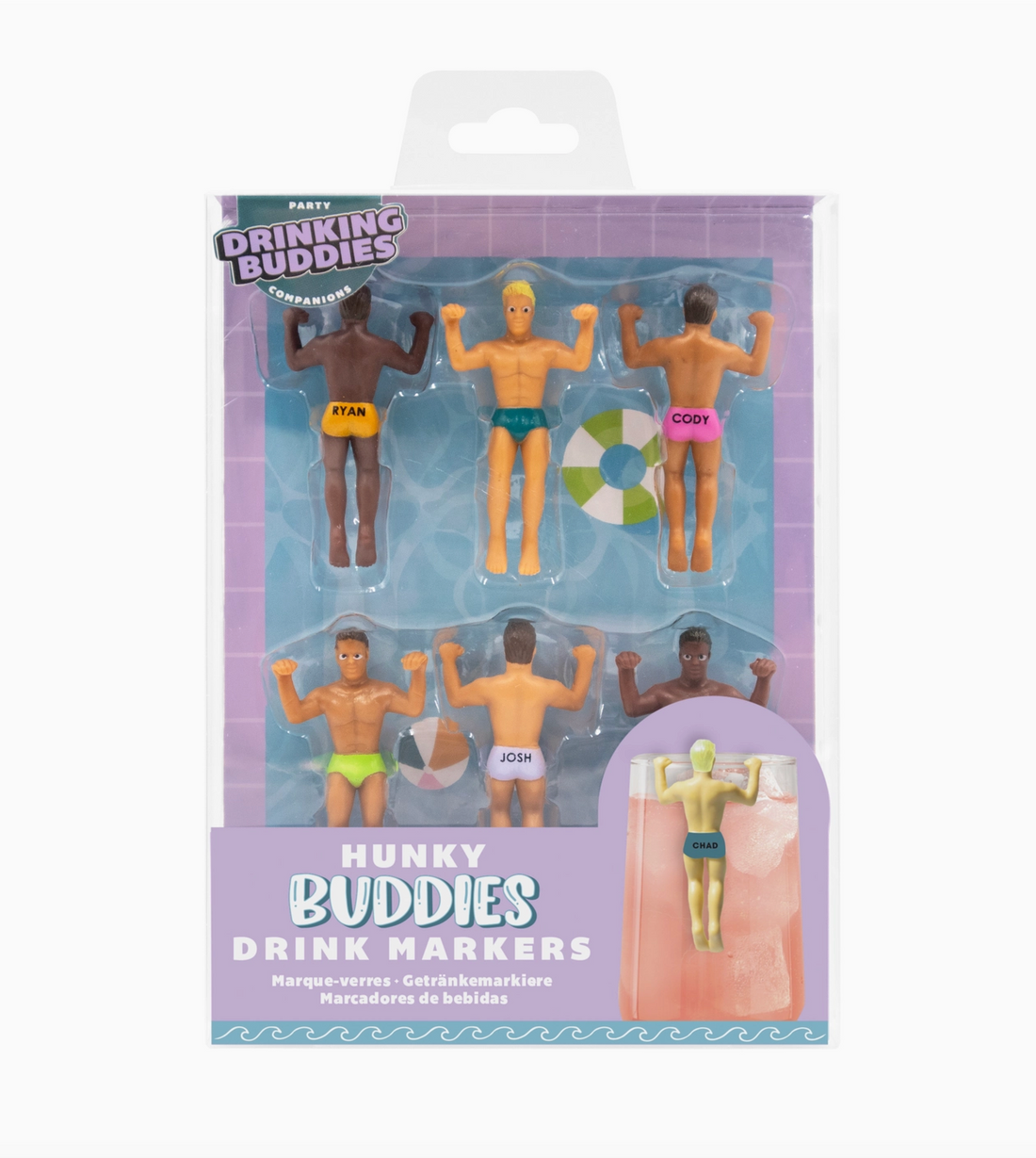 Drinking Buddies Wine Charms