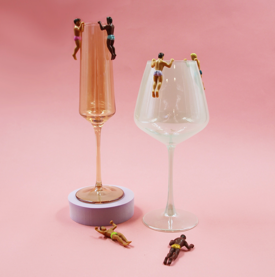 Drinking Buddies Wine Charms