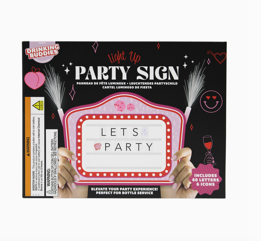 Light Up Party Sign