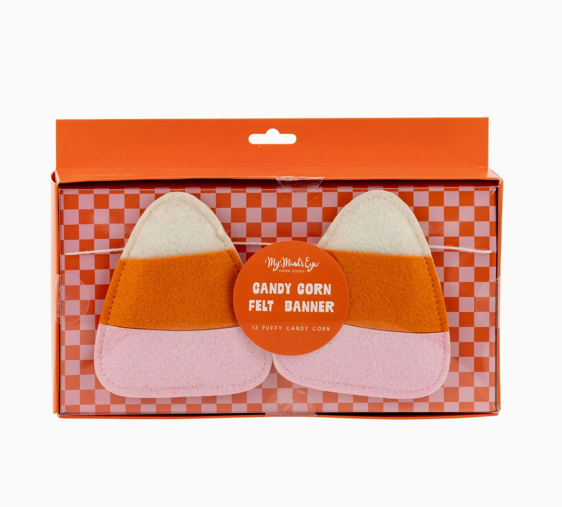 Candy Corn Felt Banner