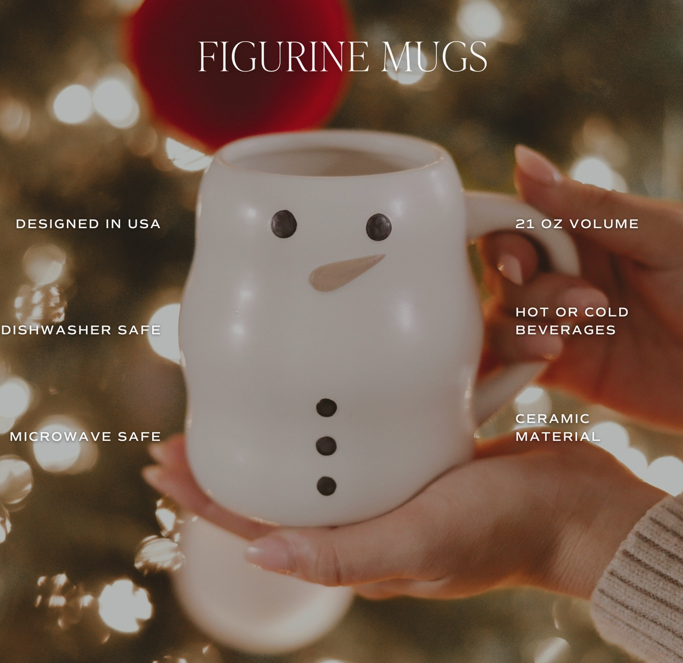 Snowman Figurine Mug