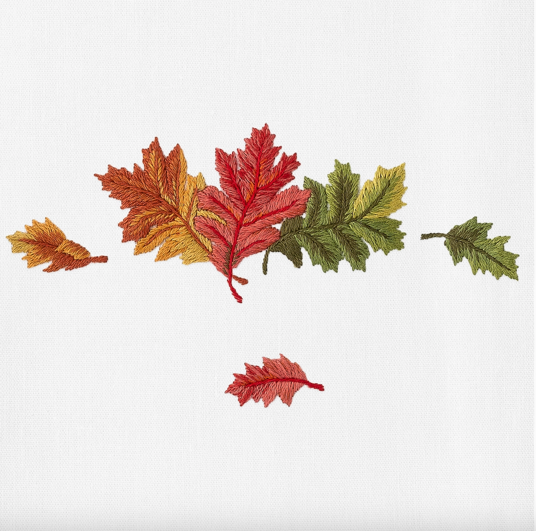 Fall Leaves Hand Towels