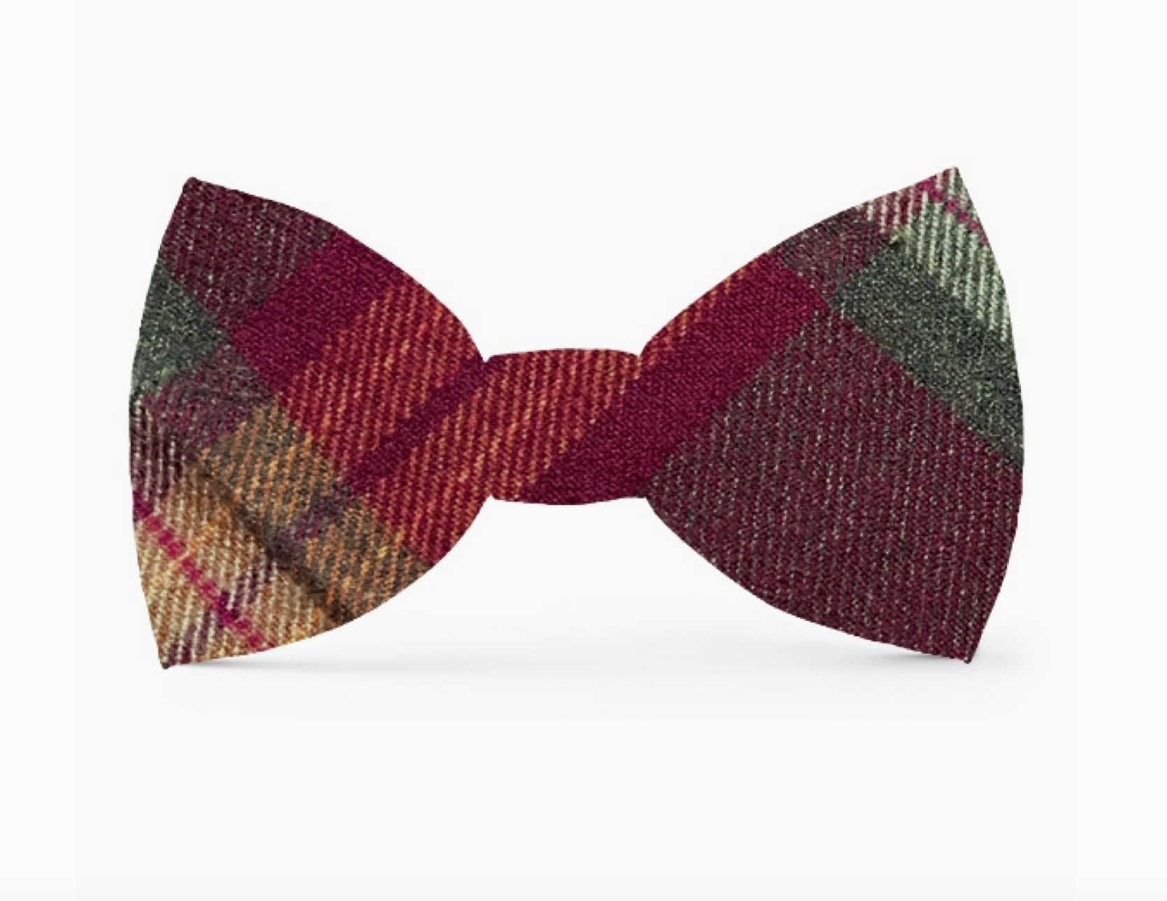Orchard Flannel Dog Bowtie
